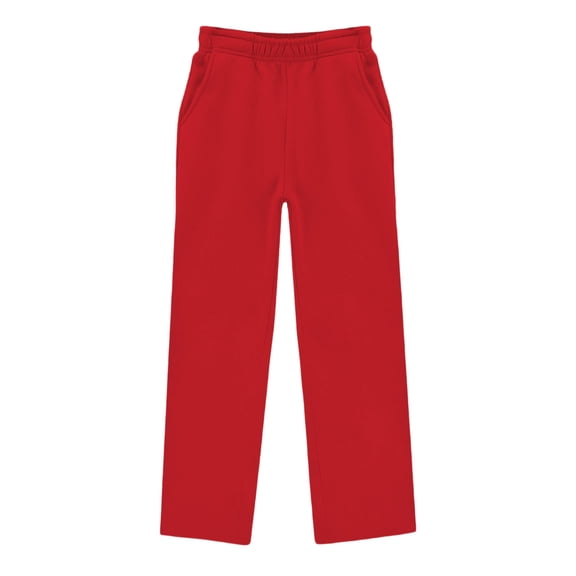 Ticikt Boys School Uniform Khaki Pant Stretch Elastic Waist Dress Pant,Color:Red
