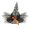 C, variant on Halloween Hat Witch Decoration Props Adult And Child Cosplay Witch Headdress Hat Cosplay Costume Accessories For Party