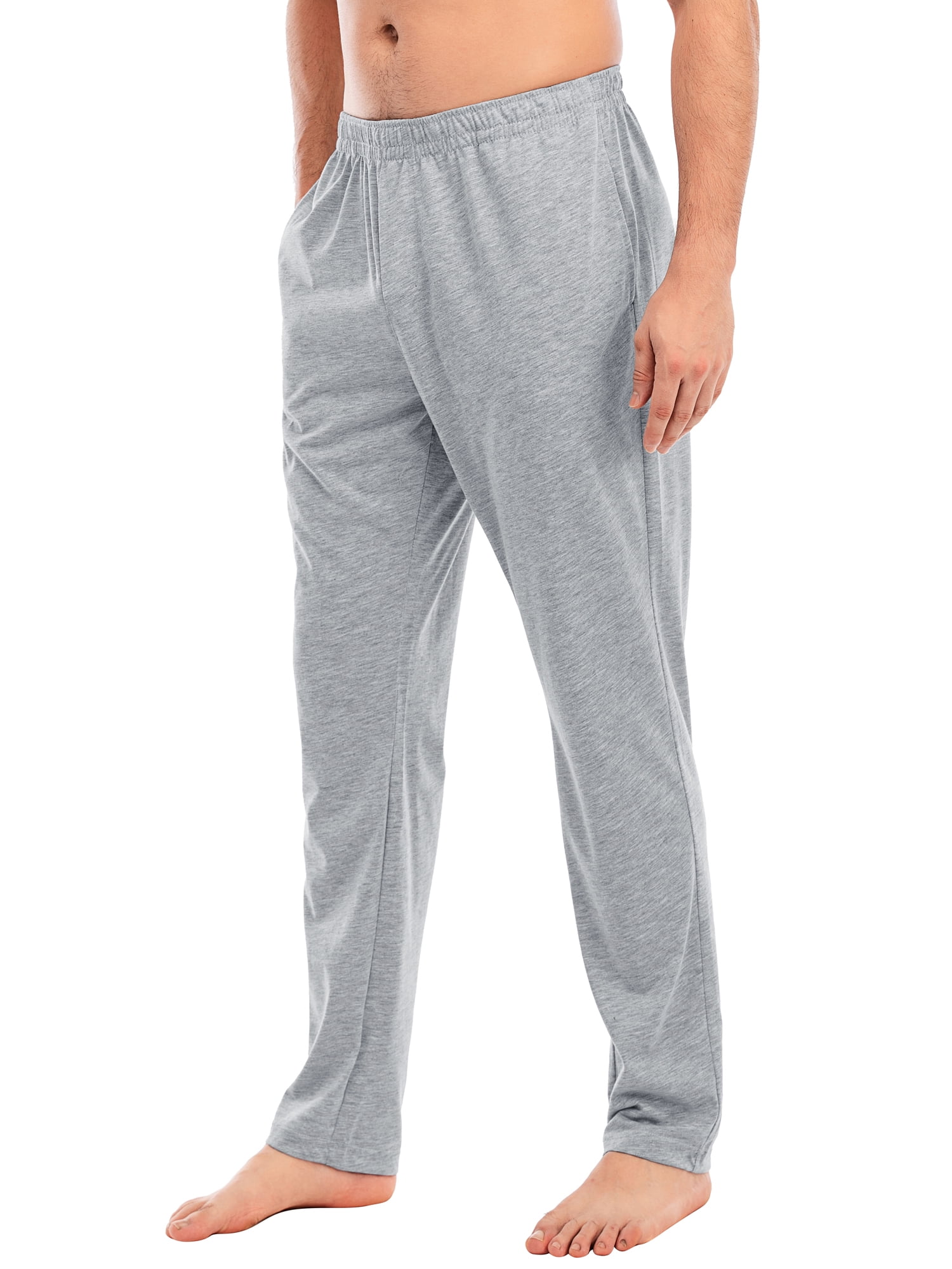 LELINTA Men's Knit Pajama Pants Bamboo Cotton Lounge Sleep Bottoms Soft