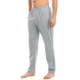 thumbnail image 6 of LELINTA Mens Cotton Pajama Pants, Lightweight Lounge Pant with Pockets Soft Sleep Pajama Bottoms for Men, S-3XL, 6 of 7