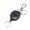 Black, variant on SnapBack 24-inch Aramid Cord Retractable Keychains - Purple(Standard)