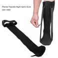 thumbnail image 2 of HUGFEGWE Plantar Fasciitis Night Splint Sock, Adjustable Dual Strap Design Dorsiflexion Night Splint Compression Socks Sleeping Stretch Sock for Fascia, Tendon and Calf Stretching or Arch, 2 of 9