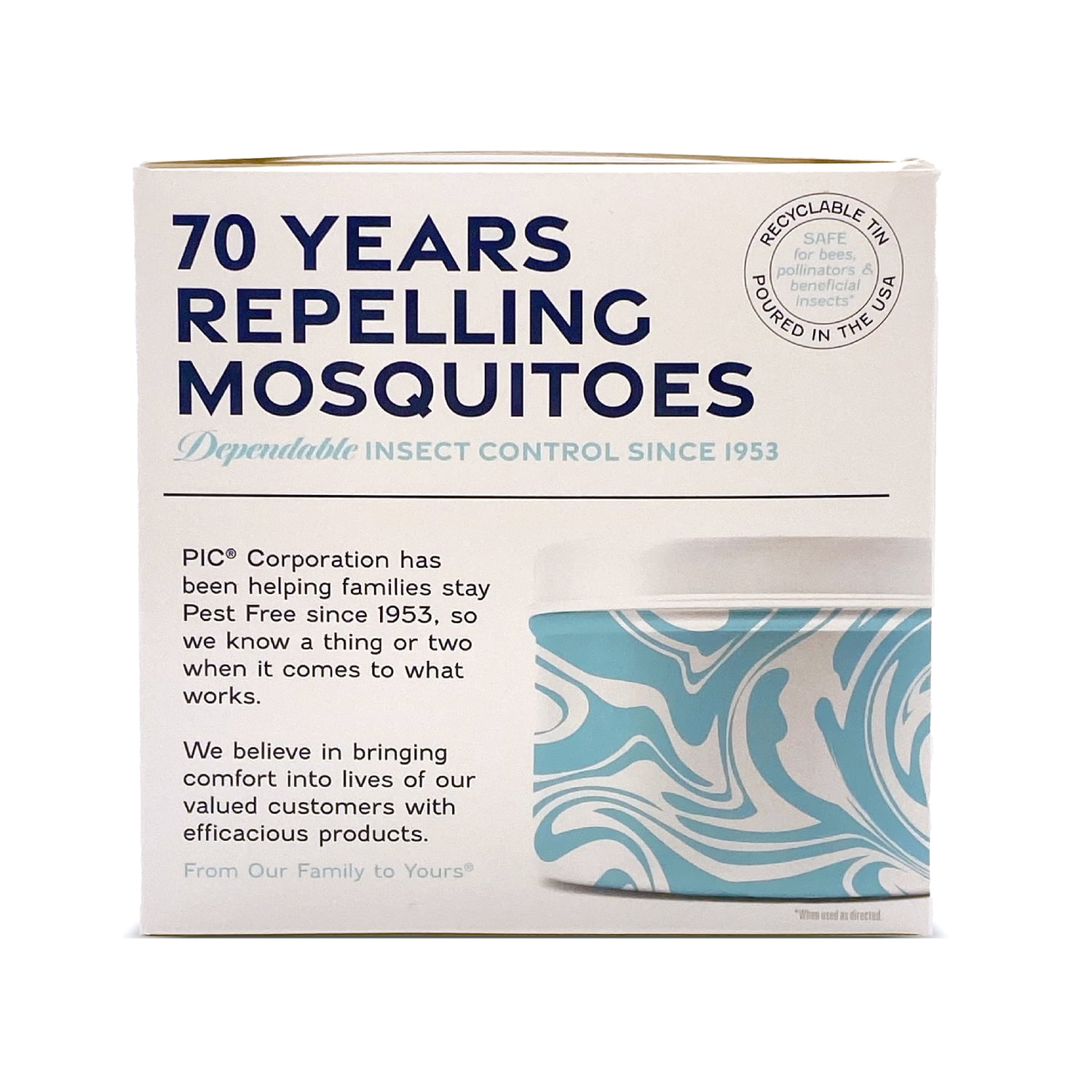 Pic Corporation Mosquito Repellent Candle With 30 Hours Burn Time Summer Scent 4 Pack