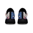 thumbnail image 4 of Golden Retriever Dog American flag Shoes Sneakers Black Size 5, 4 of 7
