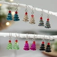 thumbnail image 4 of Yoyauz Christmas Earrings For Ladies Christmas Trees Lightweight Earrings Cute Christmas Parties Jewelry Gifts, 4 of 5