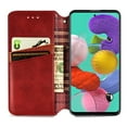 thumbnail image 5 of Étui pour Samsung Galaxy A71 5G à Rabat Portefeuille à Rabat Magnétique Protecteur - Rouge, 5 of 5