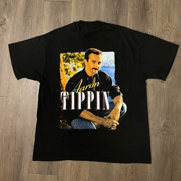 VINTAGE Aaron Tippin Country Tour Cotton Men Women S-234XL T-Shirt BT384