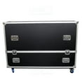 thumbnail image 2 of ProX XS-LCD7080WX2 LED-LCD-Plasma TV Dual 70" to 80" Adjustable Flight Case W/4" Casters, 2 of 6