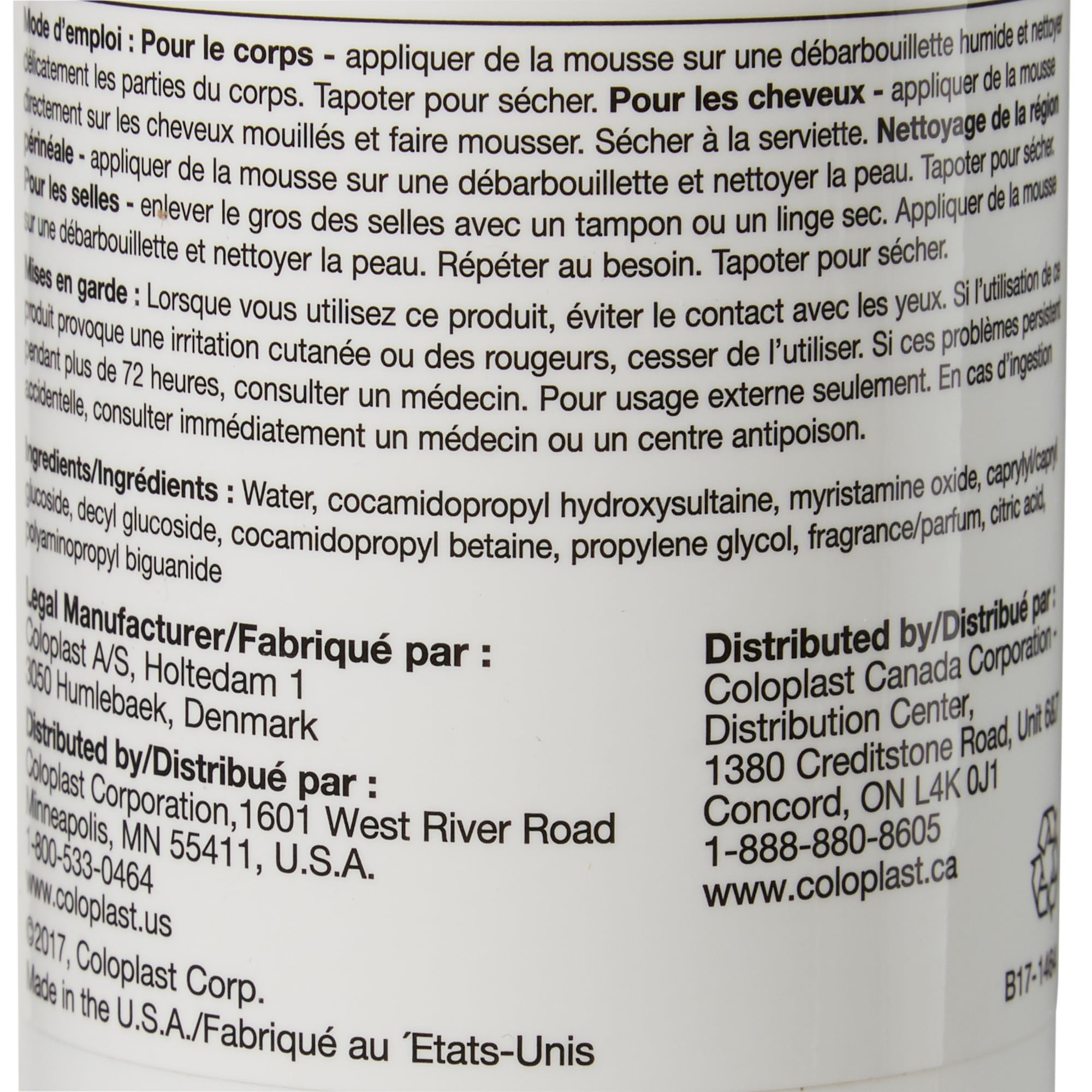 Bedside-Care Rinse-Free Shampoo&Body Wash Scented 8.1 oz. COI67145 12 per Case