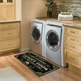 thumbnail image 6 of Laundry Room Rug Runner 15.7"X47.2" Black Non Slip Laundry Rugs and Mats for Laundry Room Decor Washable Runner Rugs for Farmhouse Kitchen Floor Laundry Bathroom Entryway Area Rugs, 6 of 6