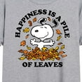 thumbnail image 3 of Peanuts - Happiness Is A Pile Of Leaves - Women's Oversized T-Shirt, 3 of 6