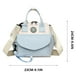 thumbnail image 2 of Pañalera pequeña y bonita con bolsillo frontal desmontable | Almacenamiento multifuncional e impermeable para mamá y bebé | Bolso de hombro compacto y moderno, 2 of 2
