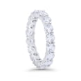 thumbnail image 6 of Eternity Alternating Round Band Ring CZ 925 Sterling Silver Size 8, 6 of 6