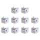 thumbnail image 1 of TD-V26 Mini Radio FM Altavoces digitales con receptor compatible tarjeta TF (Plata), 1 of 2