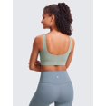 thumbnail image 2 of Sostén CRZ YOGA Butterluxe con escote en U y espalda en U verde XL, 2 of 4