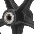 thumbnail image 2 of Roulette de rechange pour fauteuil roulant, 16 cm, en PU, avec roulement à billes, noire, 2 of 4
