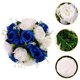 thumbnail image 1 of unbranded Bola De Flores Artificiales Azul Para Con Rosas Simuladas Para Centros De, 1 of 6