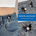 thumbnail image 3 of 10pcs Butterfly Waist Cinching Button Adjustable Waist Reducer No-Sewing Waist Tightener for Skirts Dresses Trousers, 3 of 5