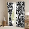 thumbnail image 3 of Erosebridal Geometric Camo Black Out Curtains For Adults Boys Girls,Black White Camouflage Curtains Pack of 2 (42x63 Each) For Teens, 3 of 6