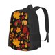 thumbnail image 1 of Easygdp Autumn Maple Leaves A Mochila de Gran Capacidad Minimalista Ideal para Escuela, Viajes y Uso Diario, 1 of 6