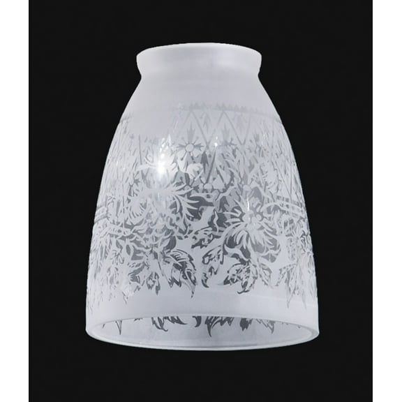 B&P Lamp® 2 1/4" Fitter, Fixture Shade With Satin Filigree Design