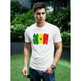 thumbnail image 2 of Paint Of The Flag Of Senegal Tee Men's -Image by Shutterstock, 2 of 4