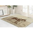 thumbnail image 2 of Personalized Gifts Rugs, Animal Rug, Corridor Rugs, Bedroom Rugs, Texas Cowboy Rug, Texas Rugs, Cool Rug, Texas Cowboy Rugs, Cute Rugs, 3.3'x5' - 100x150 cm, 2 of 8