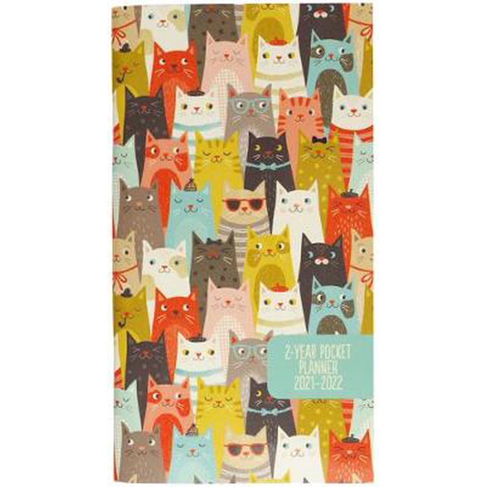 202122 Cats 2Year Pocket Planner (24Month Calendar)