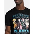 thumbnail image 4 of Demon Slayer Men's and Big Men's Graphic Tee with Short Sleeves, Sizes S-3XL, 4 of 5