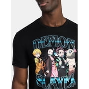 Demon Slayer Mens and Big Mens Graphic Tee with Short Sleeves, Sizes S-3XL