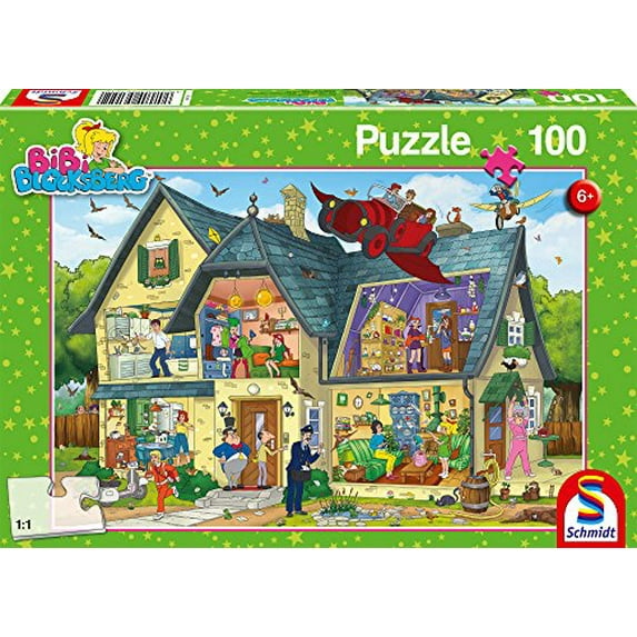 Schmidt Spiele 56568 Bibi Blocksberg, puzzle per bambini, in