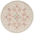 thumbnail image 2 of Safavieh Chelsea Harlan Bordered Wool Area Rug, Beige/Green, 5'6" x 5'6" Round, 2 of 12