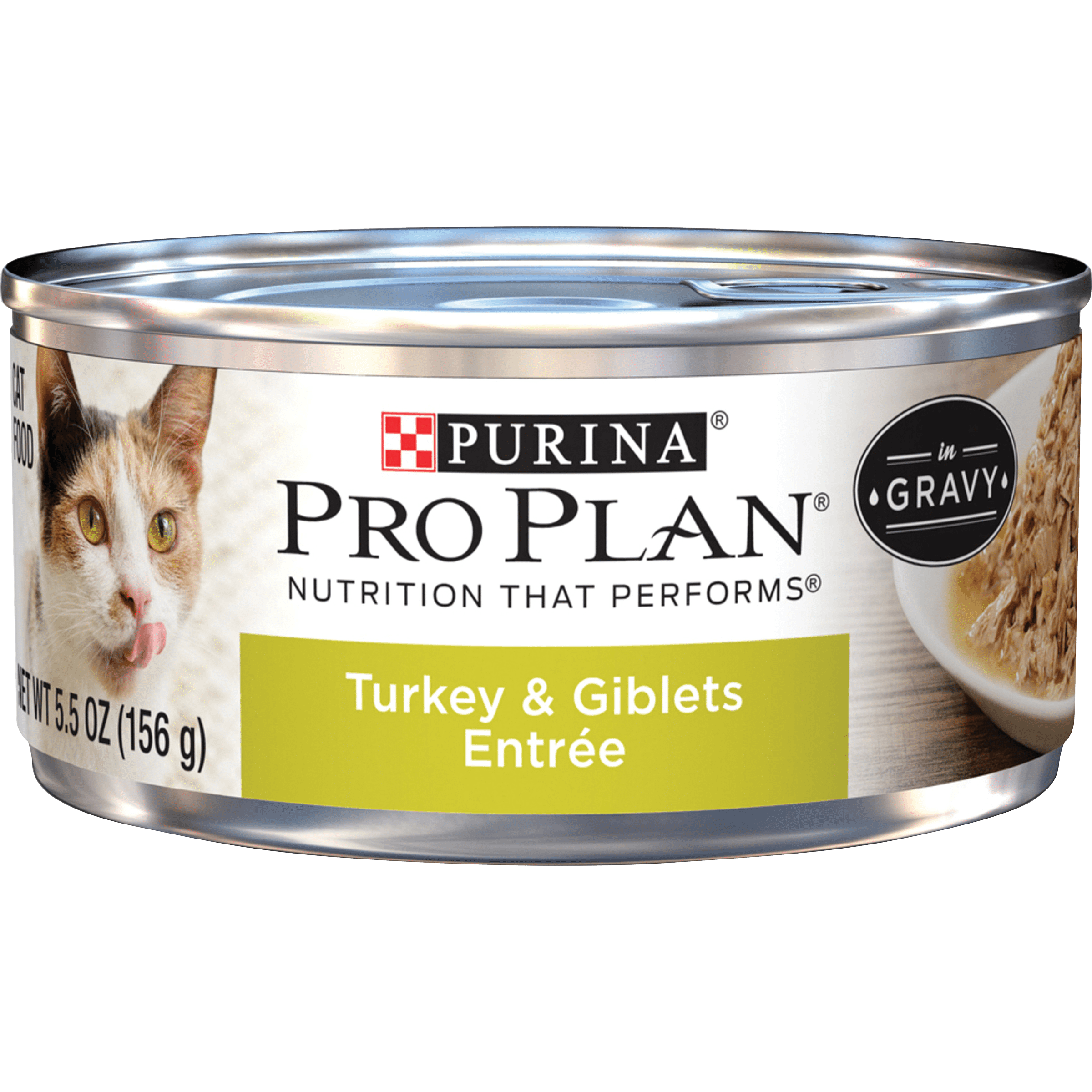 (24 Pack) Purina Pro Plan Pate Wet Cat Food, Turkey & Giblets Entree, 5