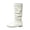 White, variant on EKVAHL Women's Slouch Mid‑Calf Boots, Relaxed Fit Faux Leather Flat Boots, Low Heel Daily Walking Boots For Fall Street Wear Black