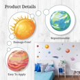 thumbnail image 7 of Decalcomania Planets Wall Decals - Set of 12 Solar System Wall Stickers for Nursery Bedroom Bathroom Classroom Decor Removable Peel and Stick Indoor Wall Décor, 7 of 7