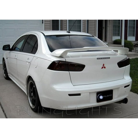 For The Mitsubishi Lancer Tinted Smoked Protection Overlays Film for Taillamps Taillights Tail Lamps Lights