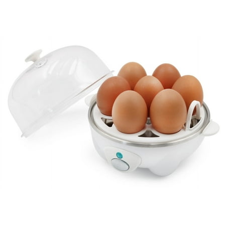 Elite Cuisine EGC550 Automatic Easy Egg Cooker, 7 Eggs