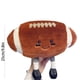 thumbnail image 3 of Jellycat Amuseables Deportes Fútbol Americano Juguete Relleno Deportes Muñeca De Peluche, 28 cm Juguetes De Peluche Suaves, 3 of 6