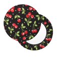 thumbnail image 2 of Haiem Sweet Red Cherry Cushion Round Bar Chair Seat Cover Bar Chair Cushion Covers Elastic Washable Bar Chair Cover,Protects from Scratches and Stains-13 inch, 2 of 7