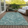 thumbnail image 6 of Addison Rugs Chantille Indoor/Outdoor Transitional Diamond Sage Washable Rectangle Rug, 9' x 12', 6 of 6