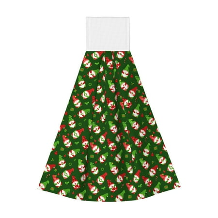 

Easygdp Gnomes In Caps Kitchen Hand Towels Hanging Tie Towels Fast Drying Dish Cloth with Loop for Bathroom Restroom Home Decor