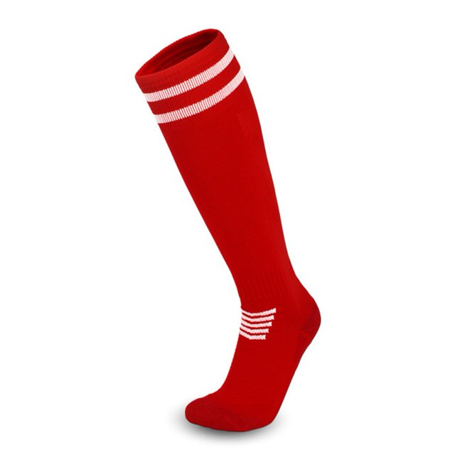 Football Shin Guards Sports Shin Guards Thickened Double Layer Insert Guards red S