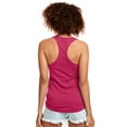 thumbnail image 2 of Next Level Womens Ideal Racerback Tank, M, Raspberry, 2 of 2
