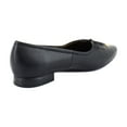 thumbnail image 5 of Naturalizer Joiner Women's Flats Black Leather Size 7 W, 5 of 8