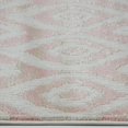 thumbnail image 4 of Ladole Rugs Geometric Soft Indoor Modern Area Rugs Carpet in Baby Pink, 7x10(6'5" x 9'5" (200cm x 290cm), 4 of 4