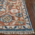 thumbnail image 5 of SAFAVIEH Samarkand Ciera Oriental Area Rug, Turquoise/Rust, 9' x 12', 5 of 12