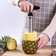 thumbnail image 1 of Cortador de piña, pelador de piña de acero inoxidable, cortador descorazonador de piña para hacer anillos y trozos de piña perfectos, suministros de cocina (1 unidad, ShuxiuWang 9024715375940, 1 of 1