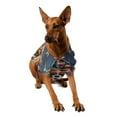 thumbnail image 2 of Patriotic Cavalier King Charles Spaniel Stained Glass Portrait American Flag Hawaiian Summer Shirt for Small Medium Large Dog Cat Dog Lover Gifts - 01010, 2 of 6