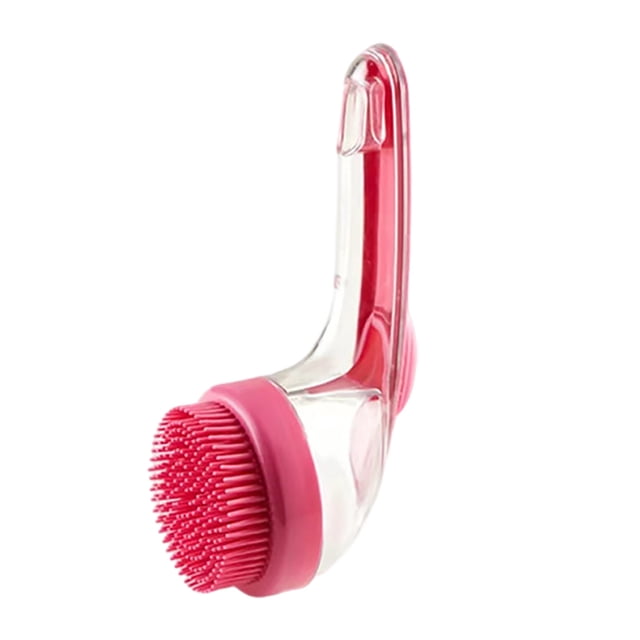 2025 New TPR Pet Bath Brush - For Dogs/Cats, Shampoo Dispenser, Ergonomic Handle, Easy to Clean