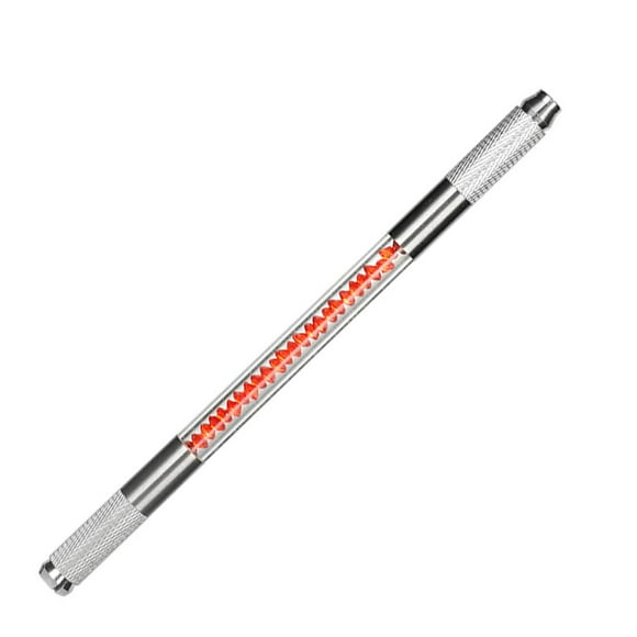 Minnieouse Lápiz de cejas Microblading Pen Herramientas de maquillaje de cejas permanentes de doble cabeza Diseño de entrada Suministros de belleza Mejoradores de cejas y pestañas Minnieouse CE001487-00